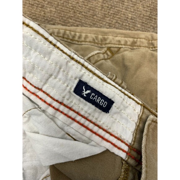 American Eagle Shorts Mens 32 Flat Front Lived In Cargo Utility Cotton Hike Camp - Picture 8 of 10